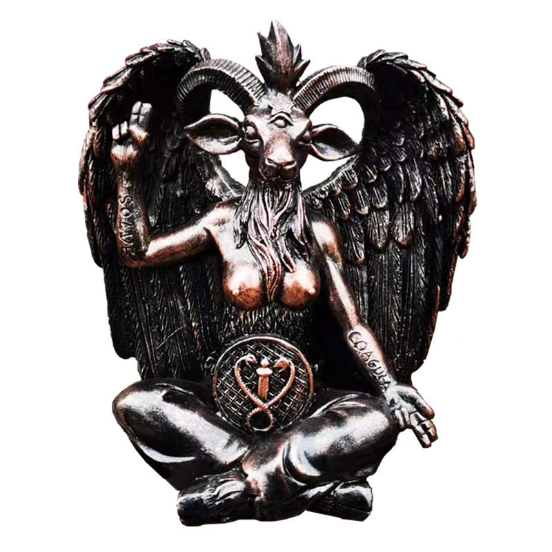 Sculpture Zen Magic Goat Resin Crafts Home Ornaments