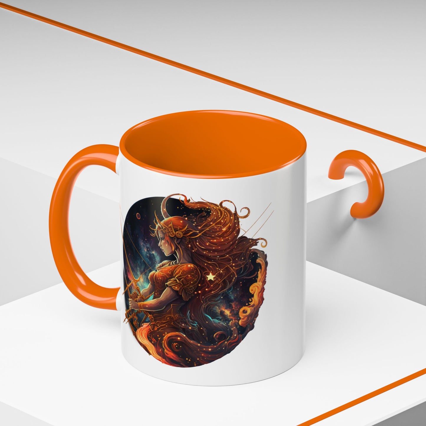 Celestial Goddess Coffee Mug | 11oz & 15oz | Mystical Gift for Coffee Lovers | Astrology Decor | Bohemian Kitchenware | Unique Art Mug