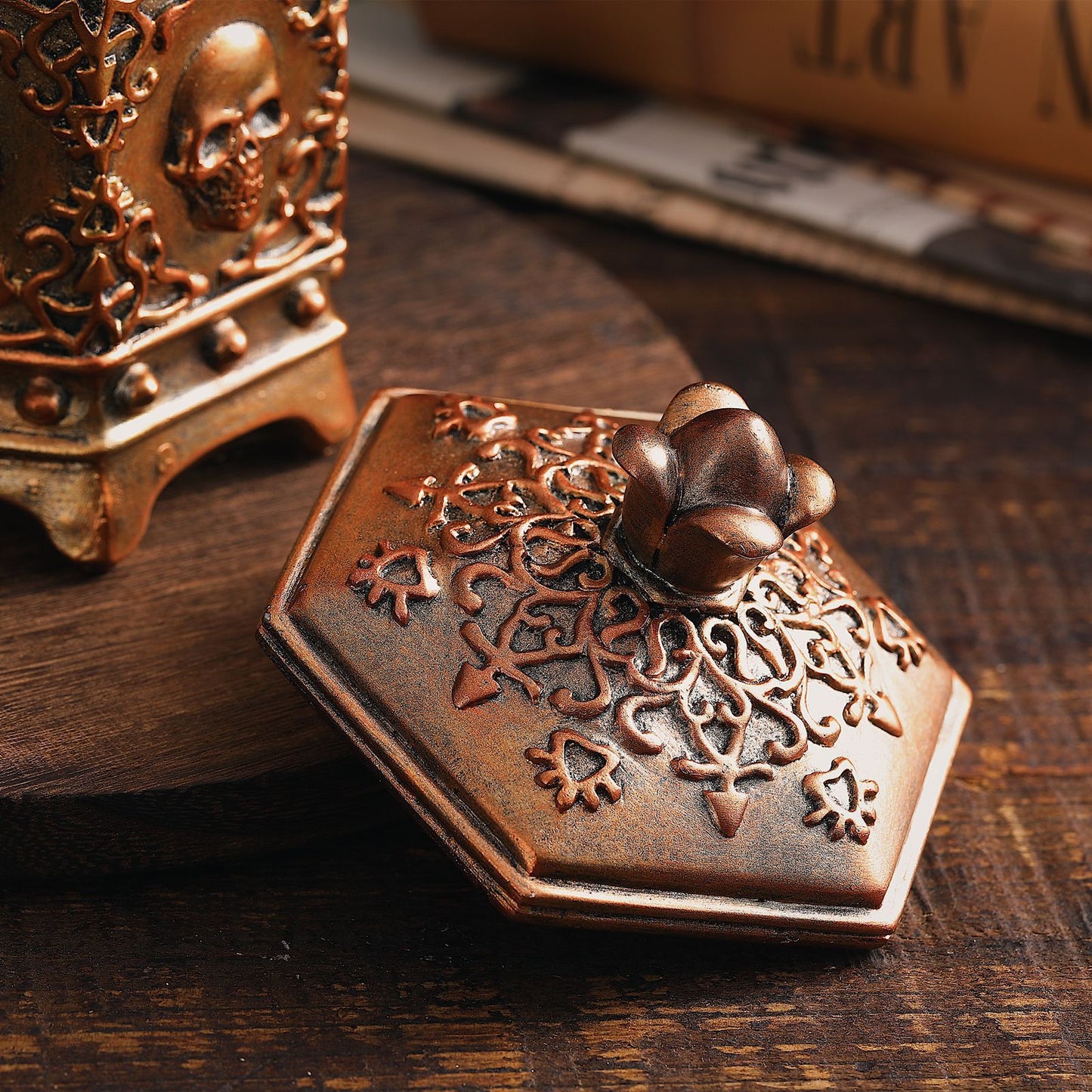 Boîte gothique décoration de bureau, cadeau