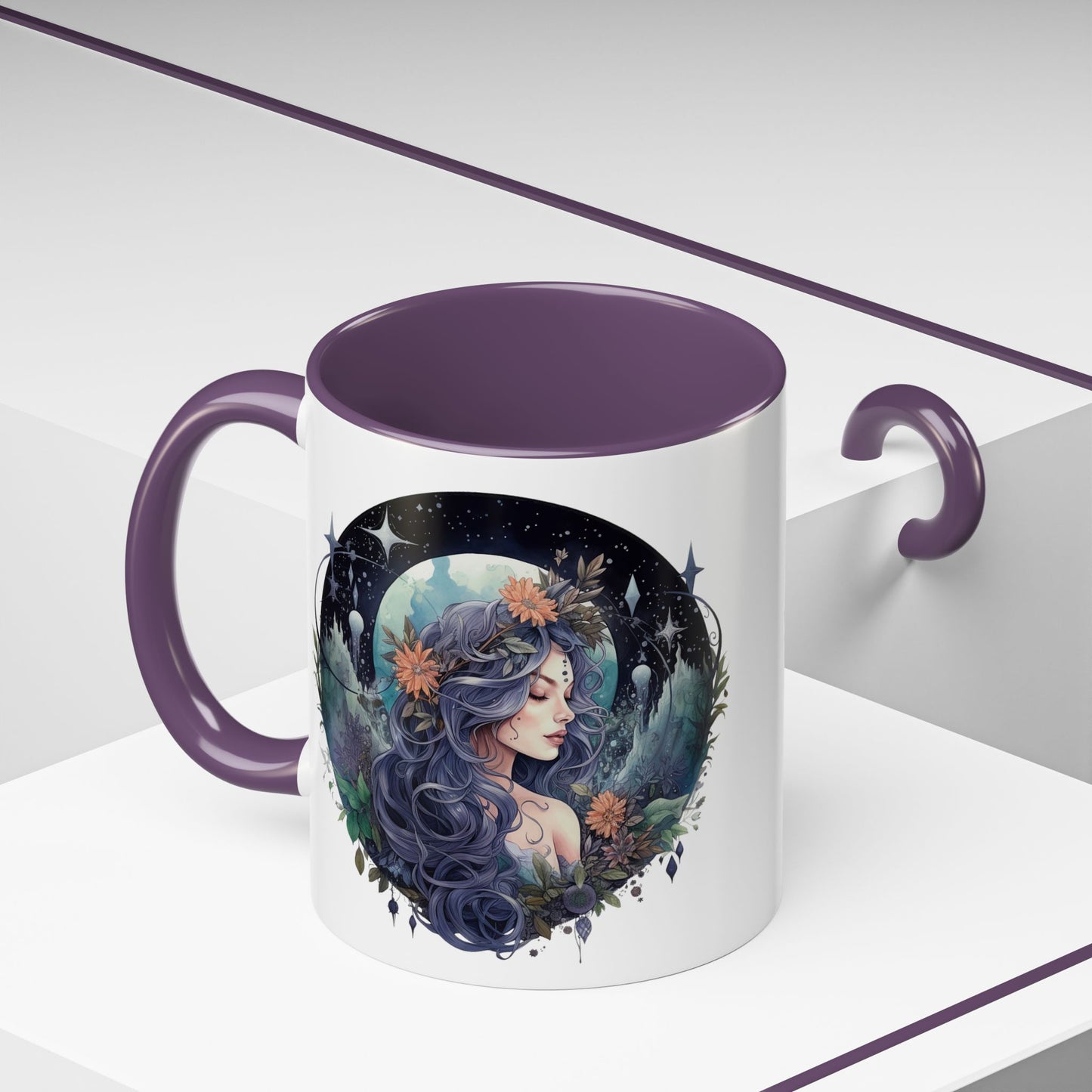 Whimsical Fairy Tale Coffee Mug, Enchanted Forest Gift, Ceramic Mug for Nature Lovers, Magical Coffee Cup, Artful Tea Mug