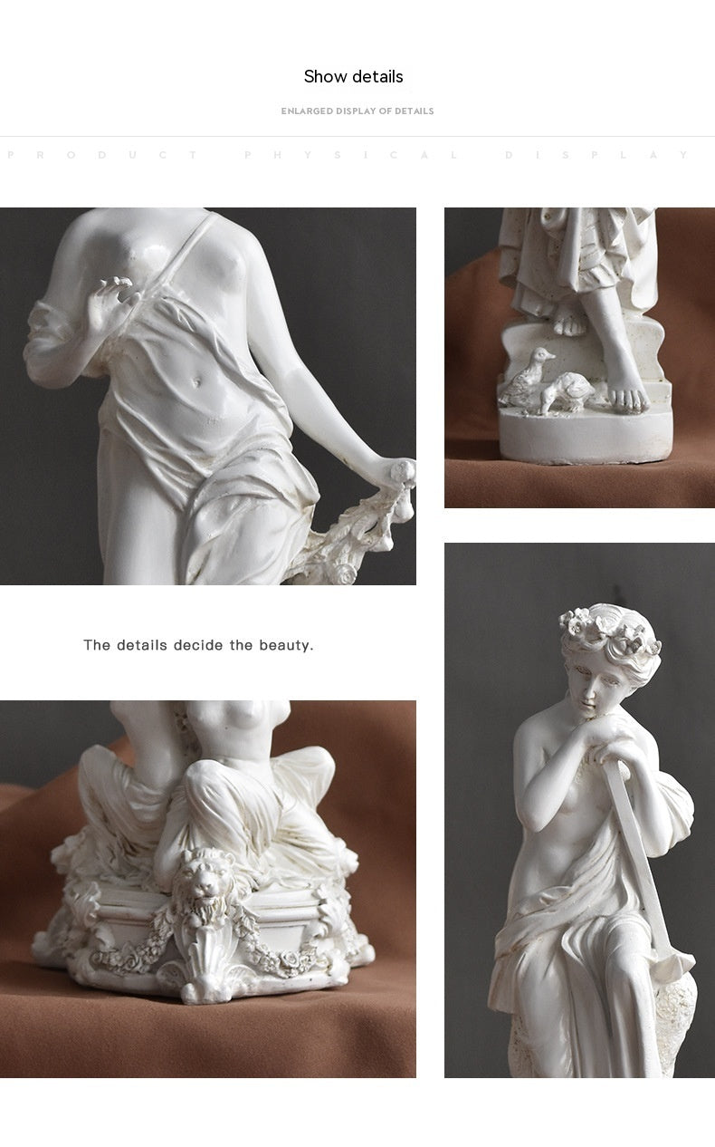 Nordic Mythology Character Three Goddess Artwork Sculptured Ornaments