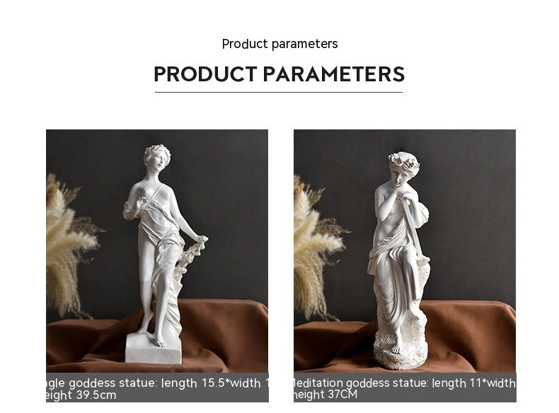 Nordic Mythology Character Three Goddess Artwork Sculptured Ornaments