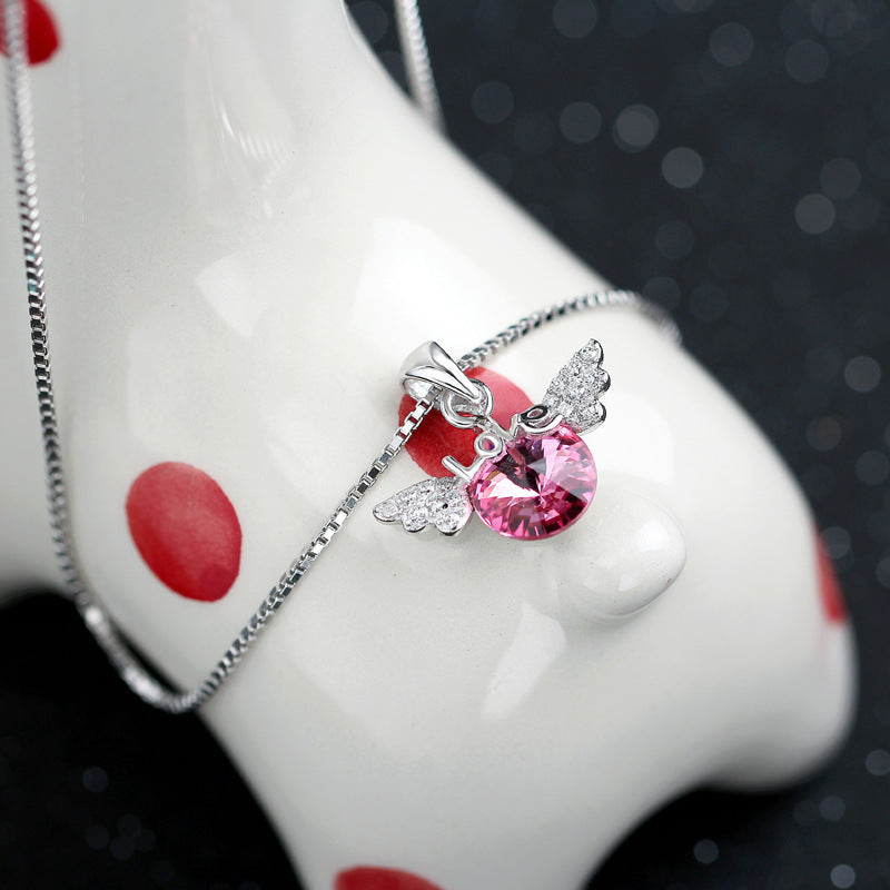 Aile d'ange Pendentif En Cristal