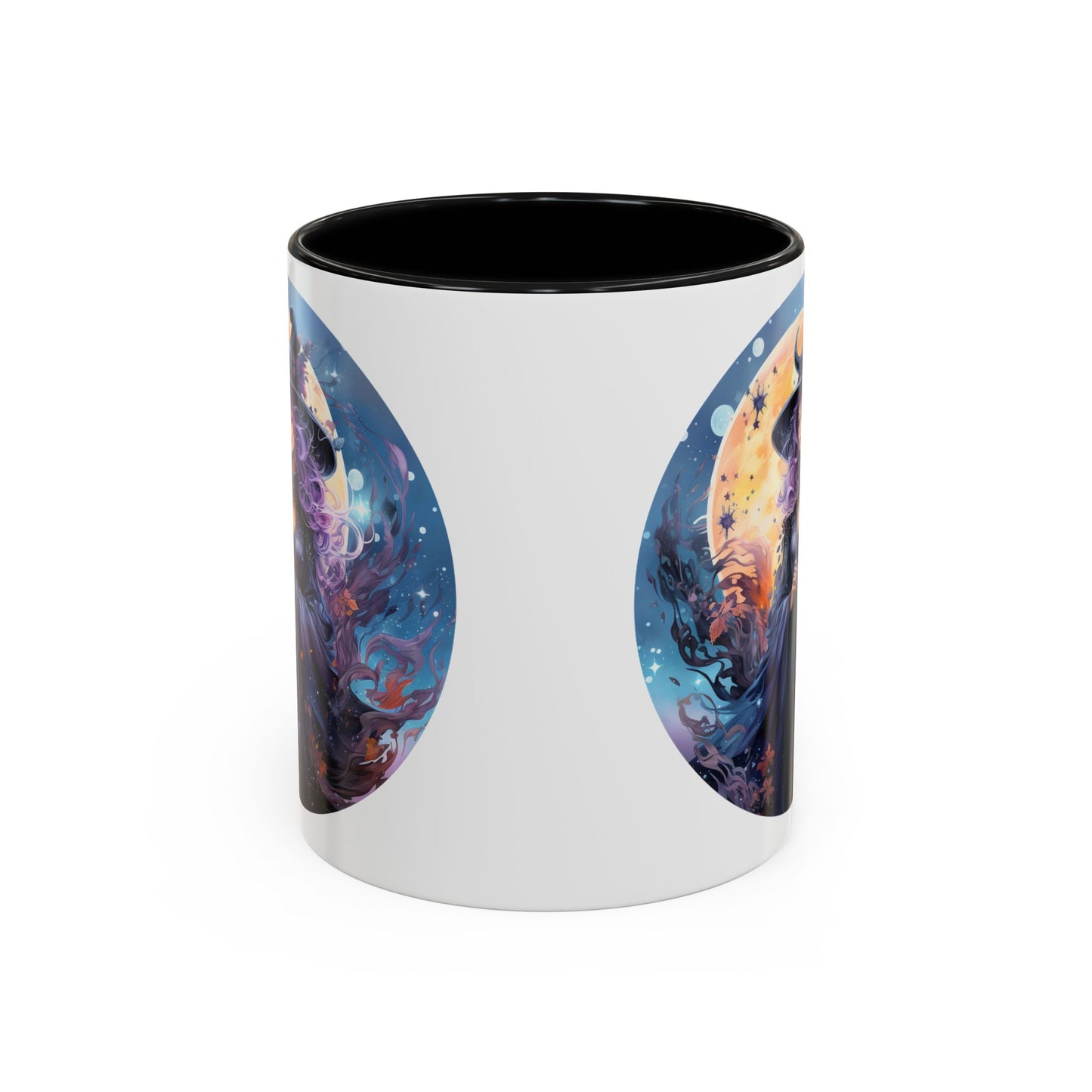 Mystical Witch Coffee Mug, Enchanted Mug, Cute Witch Gift, Magic Drinkware, Celestial Kitchen Decor, Unique Witchy Present