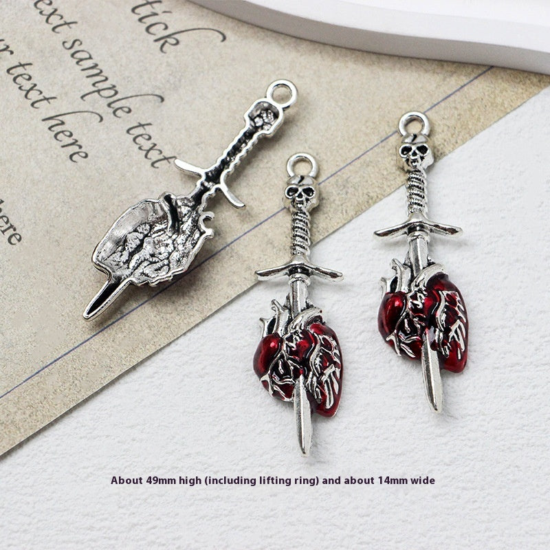 Gothic Girl Cross Love DIY Handmade Necklace Bracelet Earring Ornament Accessories