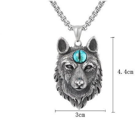 Wolf Totem Wolf Head Pendant