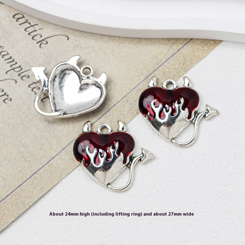 Gothic Girl Cross Love DIY Handmade Necklace Bracelet Earring Ornament Accessories