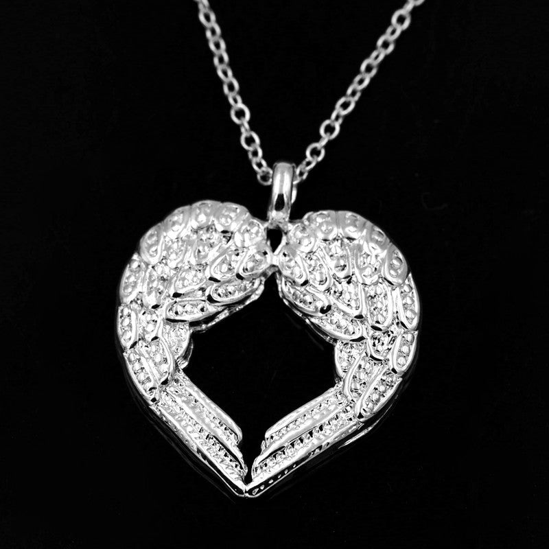 Mode Coréenne Style Ange Ailes Amour Collier