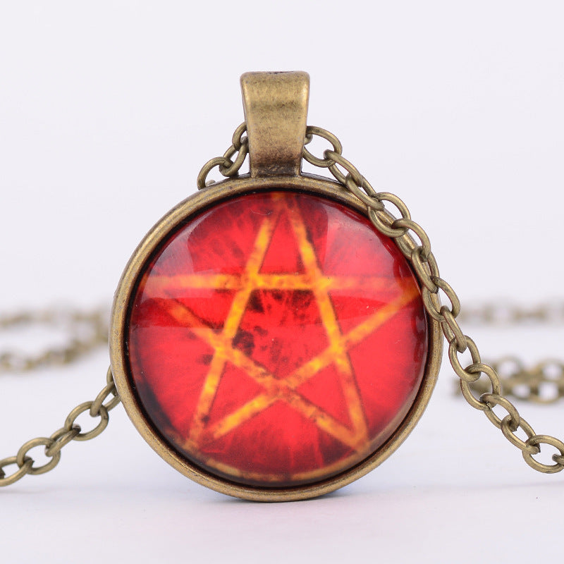 Pentagramme Sorcellerie Culte Pendentif