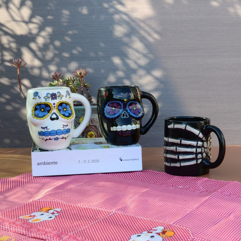 Creative Skull Stereo Ceramic Mug Halloween