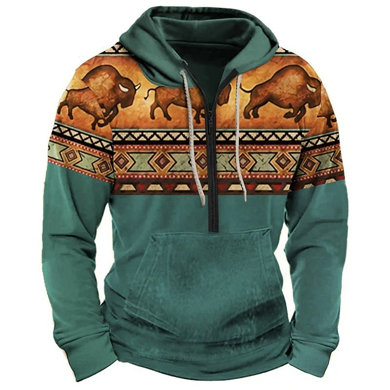 Medieval Gothic Punk Character Cosplay Hooded Sweatshirt Casual Street Cardigan