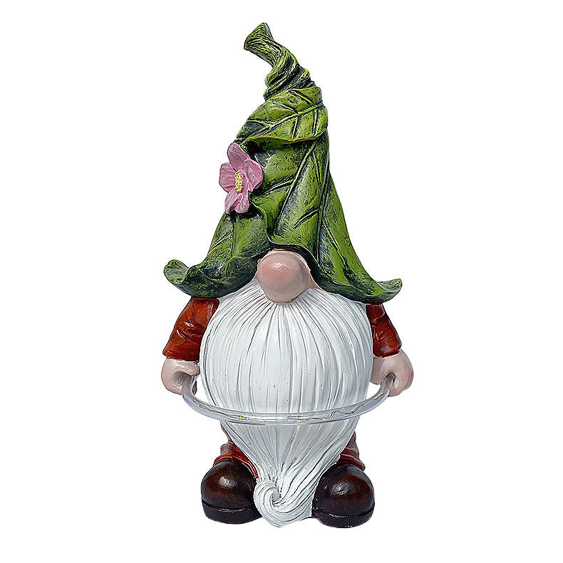 Créatif extérieur Solaire Lampe Décorative Jardin Jardin Artisanat Résine Statue Ornements