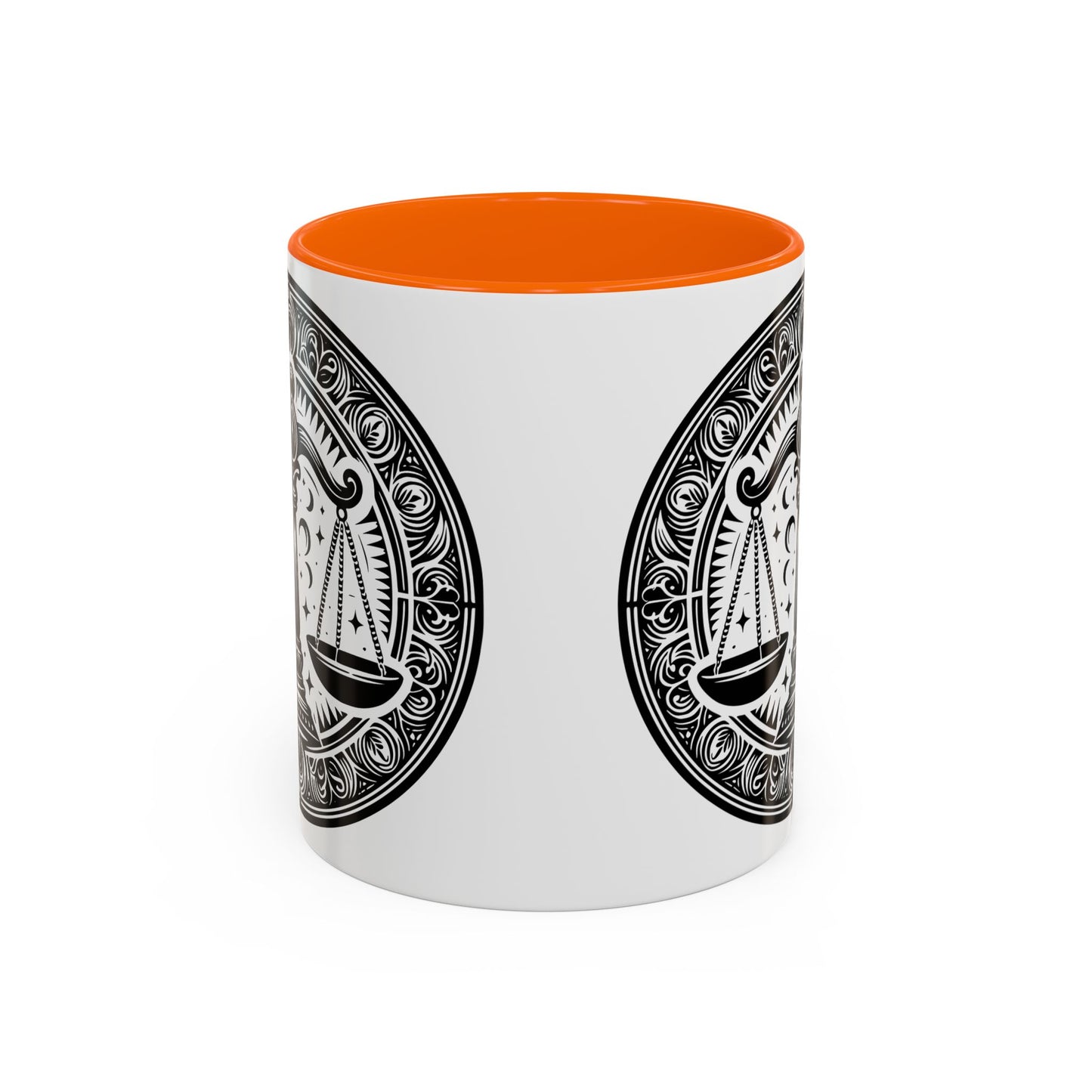 Justice Scale Accent Coffee Mug - Perfect Gift for Lawyers, Graduations, Law School, Legal Professionals, Motivational Decor