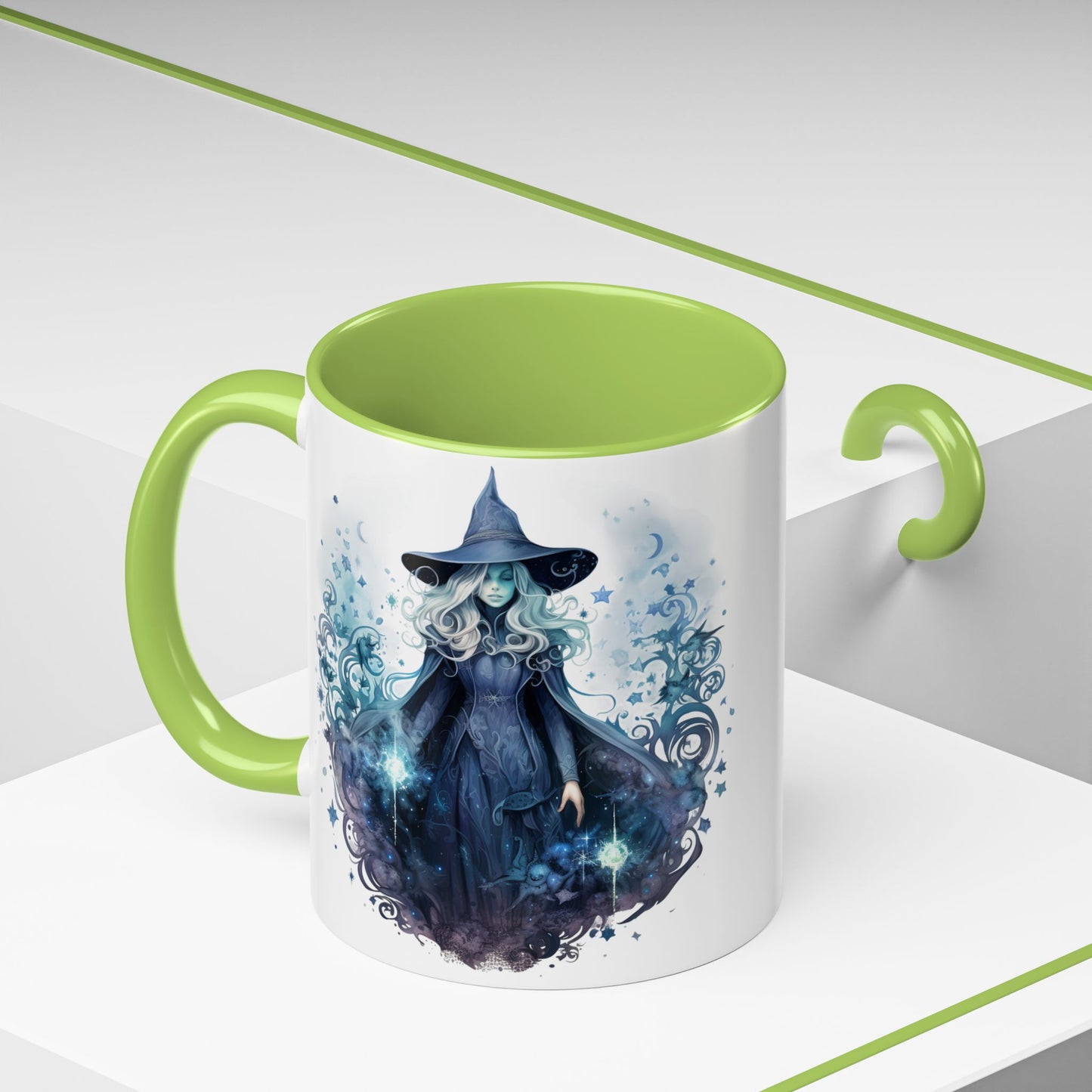 Witchy Accent Coffee Mug | Magical Coffee Cup, Halloween Decor, Gift for Witches, Enchanted Kitchenware, Mystical Mug