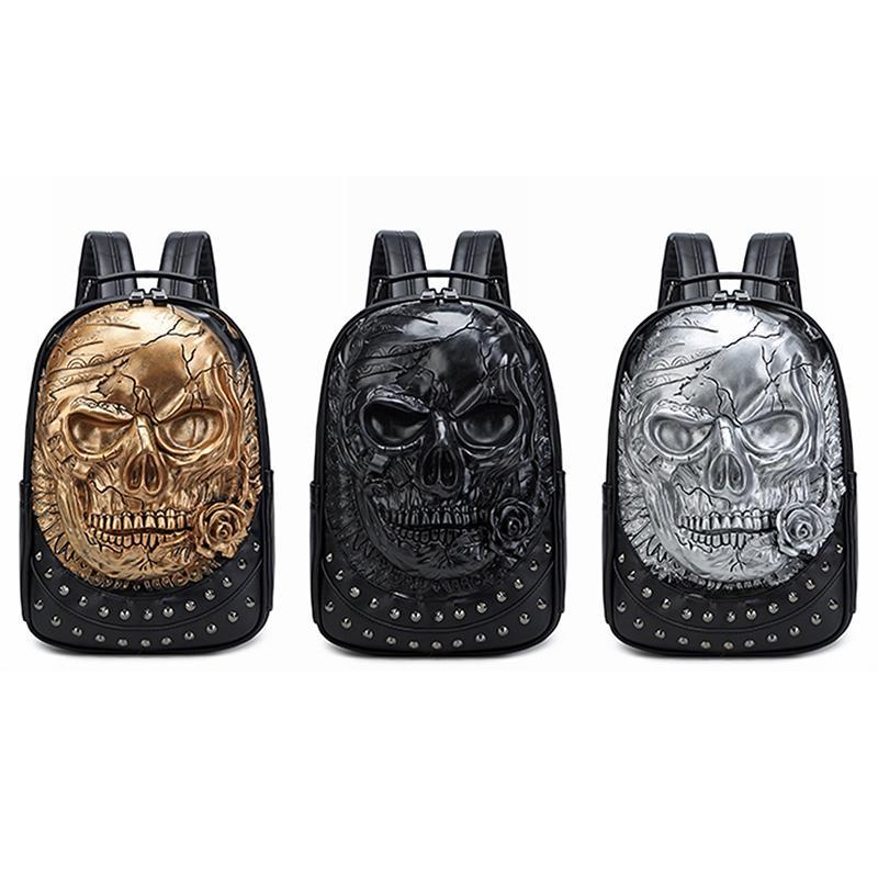 Skull Punk schoolbag