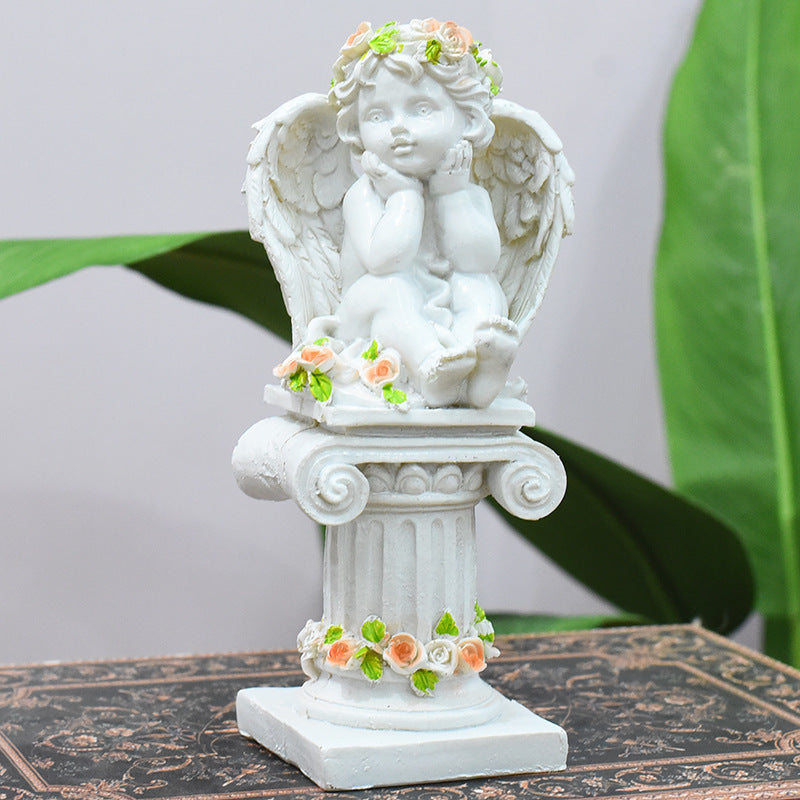 Ange de résine décoration