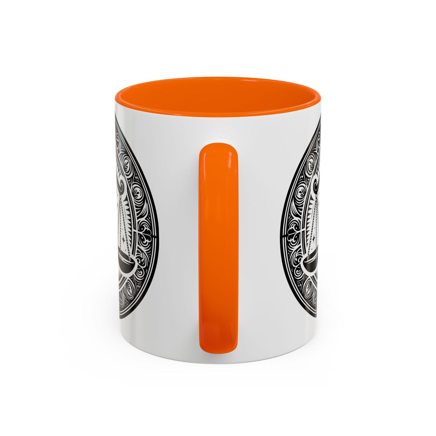 Justice Scale Accent Coffee Mug - Perfect Gift for Lawyers, Graduations, Law School, Legal Professionals, Motivational Decor