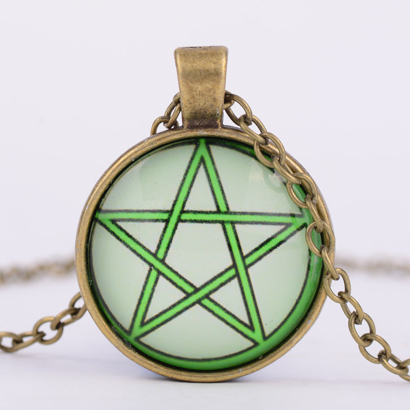 Pentagramme Sorcellerie Culte Pendentif