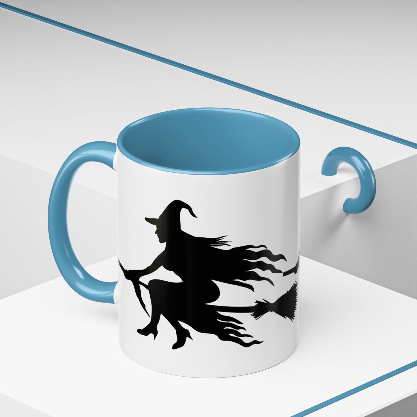 Witchy Accent Coffee Mug - Perfect for Halloween, Witch Enthusiasts, Cozy Nights, Themed Parties, Gift for Her, Magic Lovers