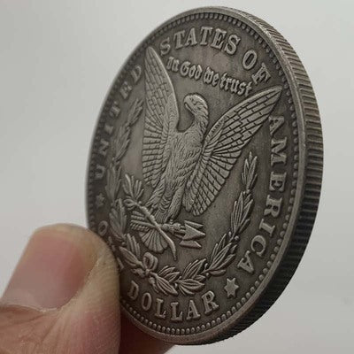 Wandering Coin Sea Sailing Goddess Brass Old Silver Commemorative Medallion Craft Copper Silver