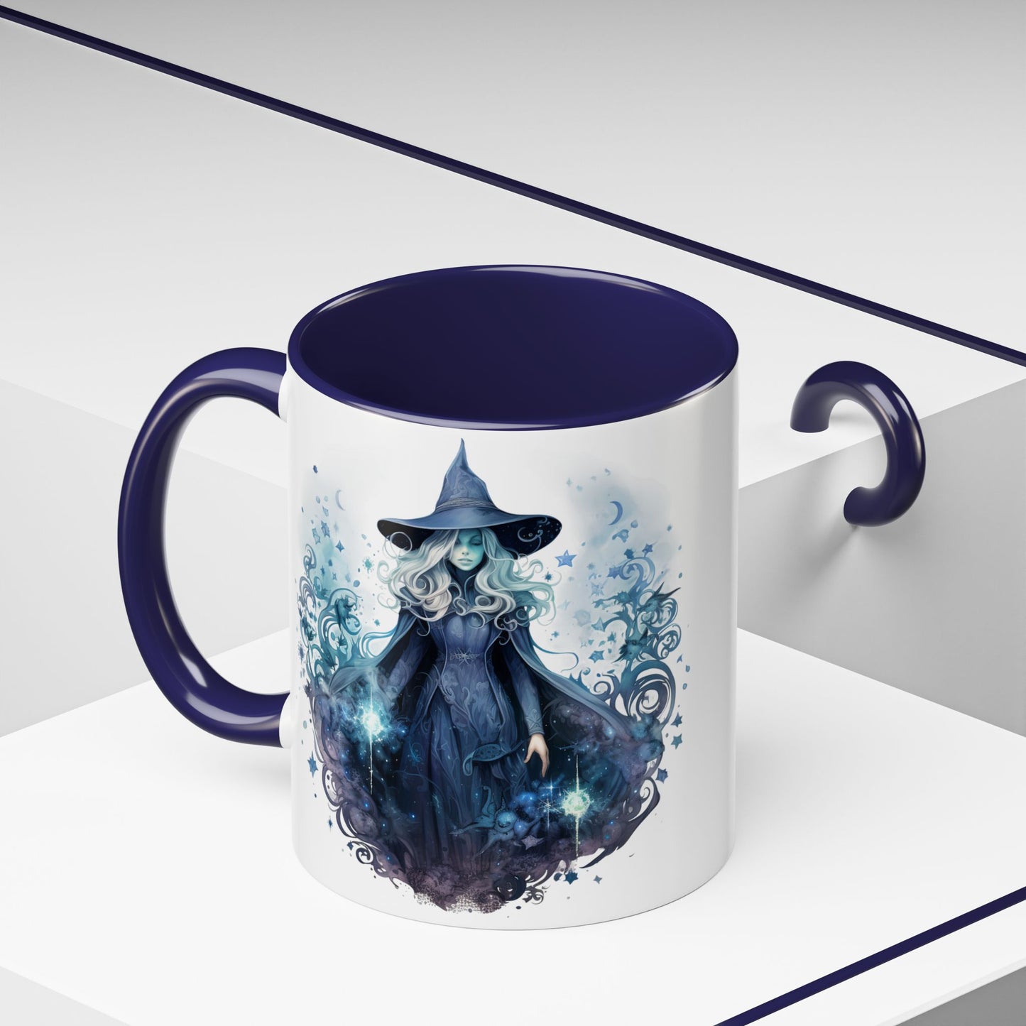 Witchy Accent Coffee Mug | Magical Coffee Cup, Halloween Decor, Gift for Witches, Enchanted Kitchenware, Mystical Mug