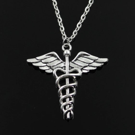 Collier en forme d'ailes d'ange, bâton de serpent de libellule rotatif