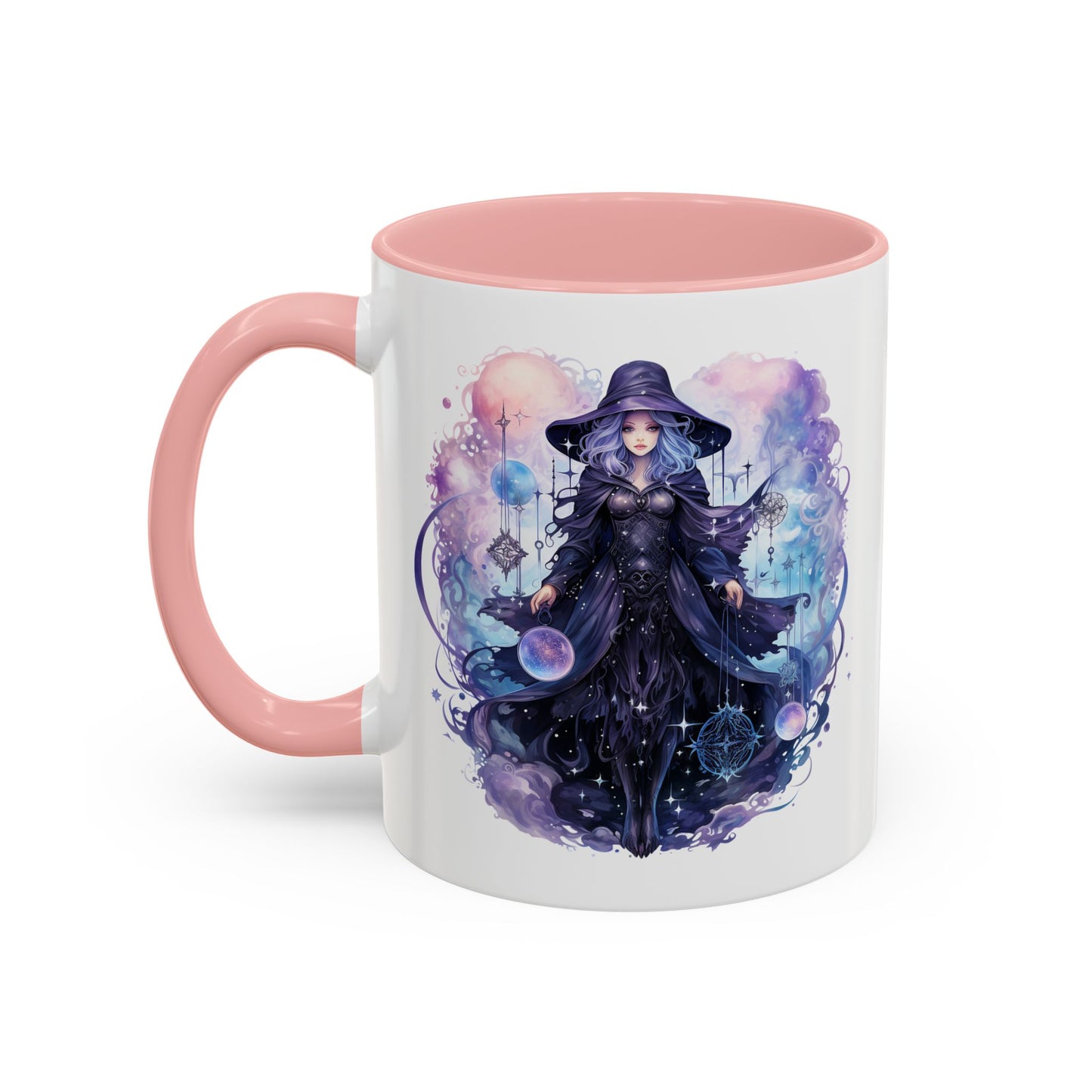 Mystical Witch Coffee Mug | Enchanting Beverage Cup | Moon Phase Gift for Witch Lovers, Halloween Décor, Unique Present