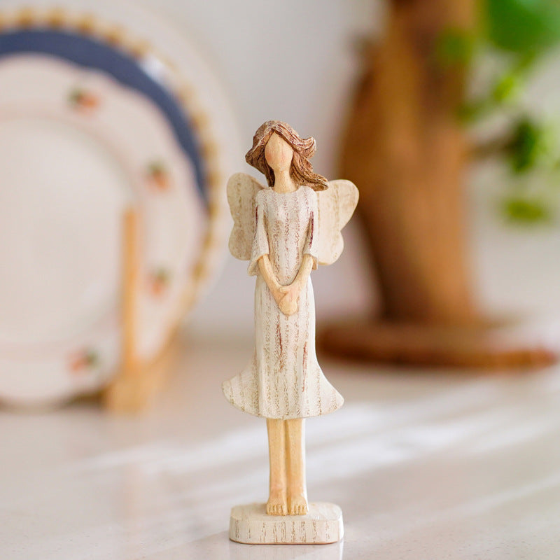 Retro Creative Angel Artwork Desktop Decoration