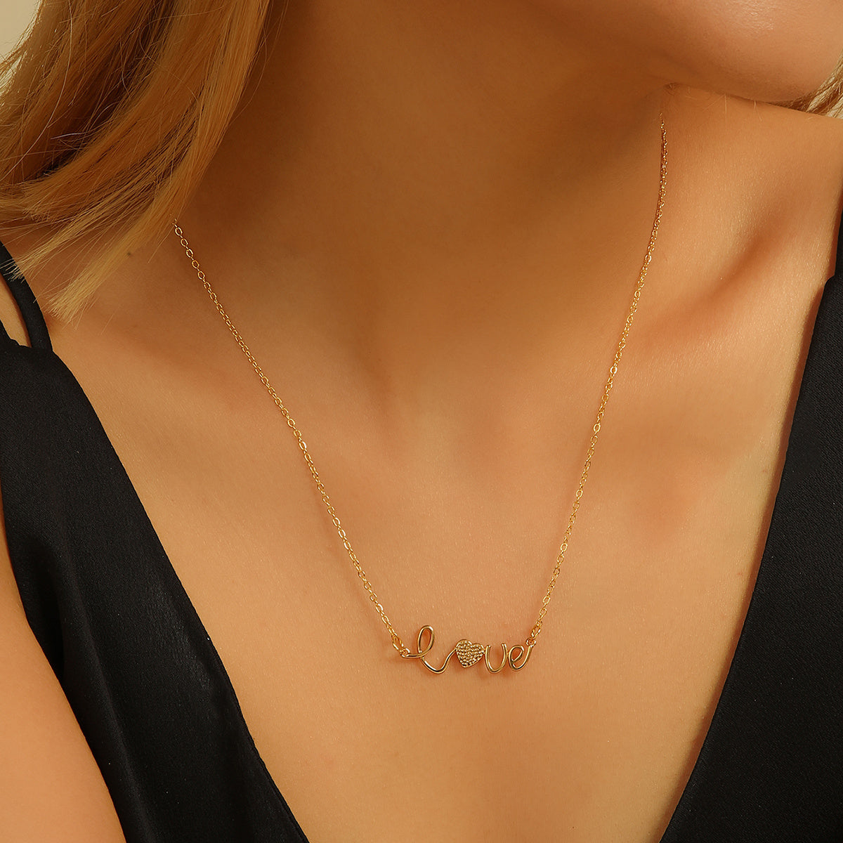 Collier pendentif en diamant étincelant, symbole infinie, élégant et simple – bijoux quotidien pour femmes, cadeau idéal