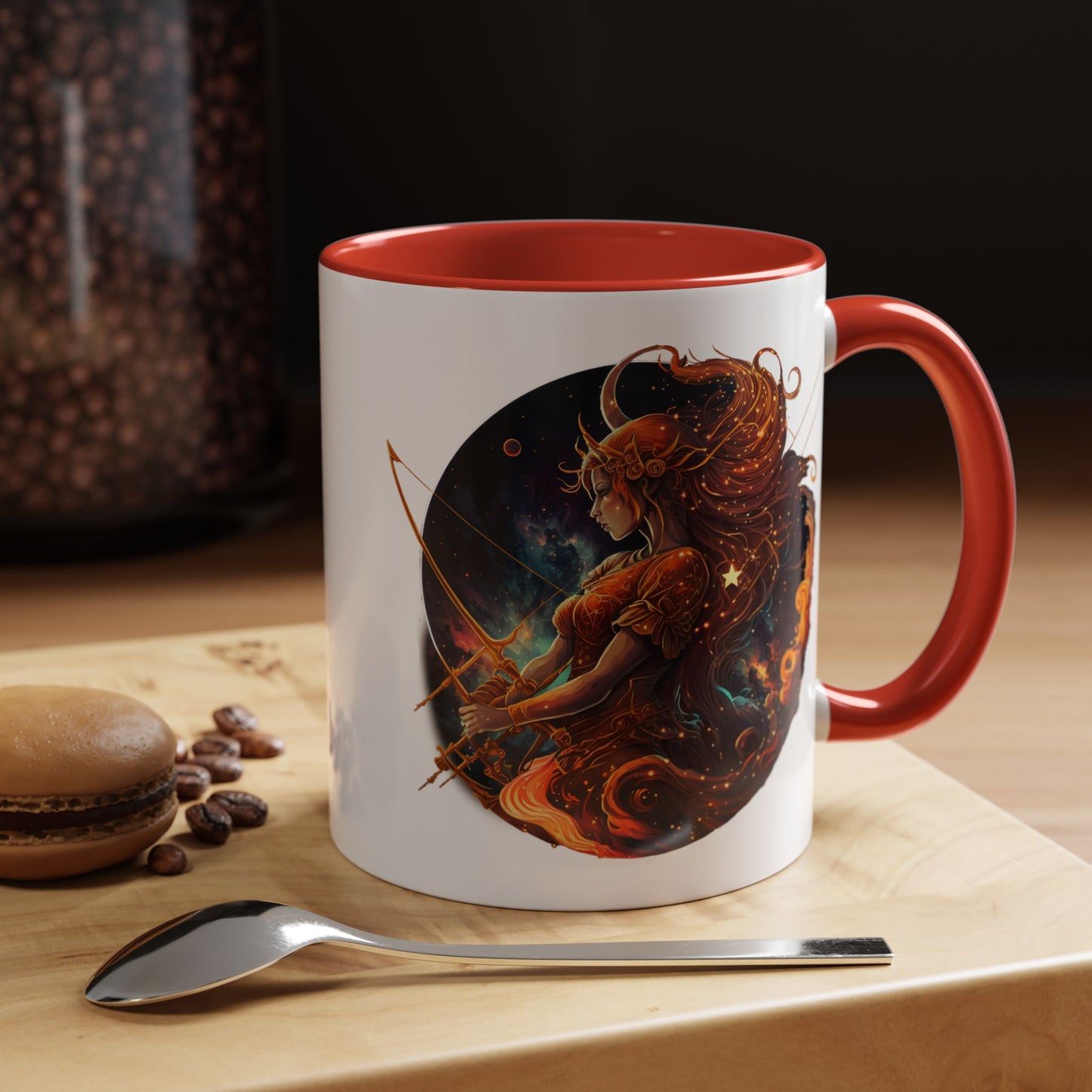 Celestial Goddess Coffee Mug | 11oz & 15oz | Mystical Gift for Coffee Lovers | Astrology Decor | Bohemian Kitchenware | Unique Art Mug