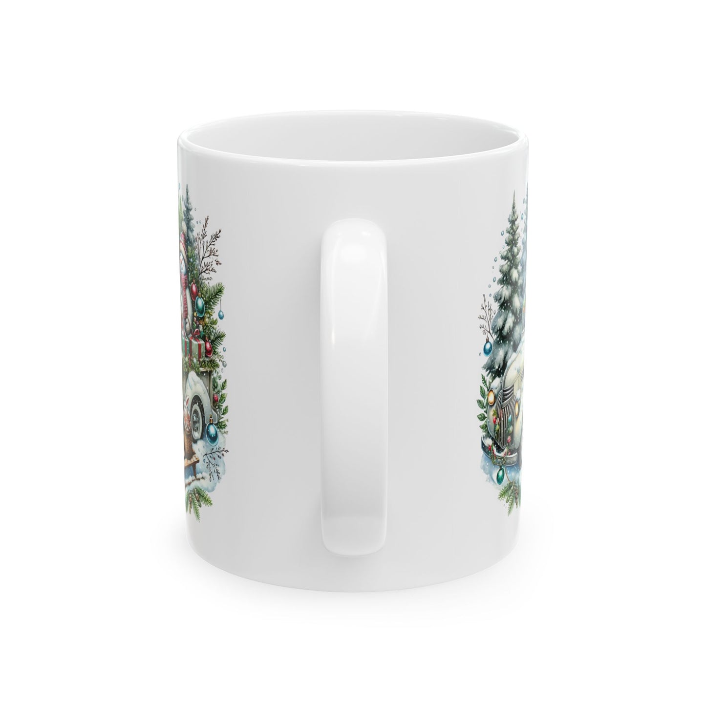 Tasse en céramique de Noël, (11oz, 15oz)