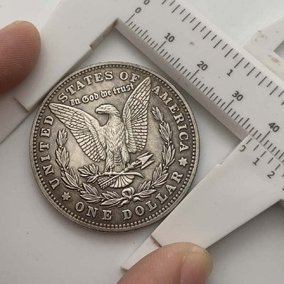 Wandering Coin Sea Sailing Goddess Brass Old Silver Commemorative Medallion Craft Copper Silver