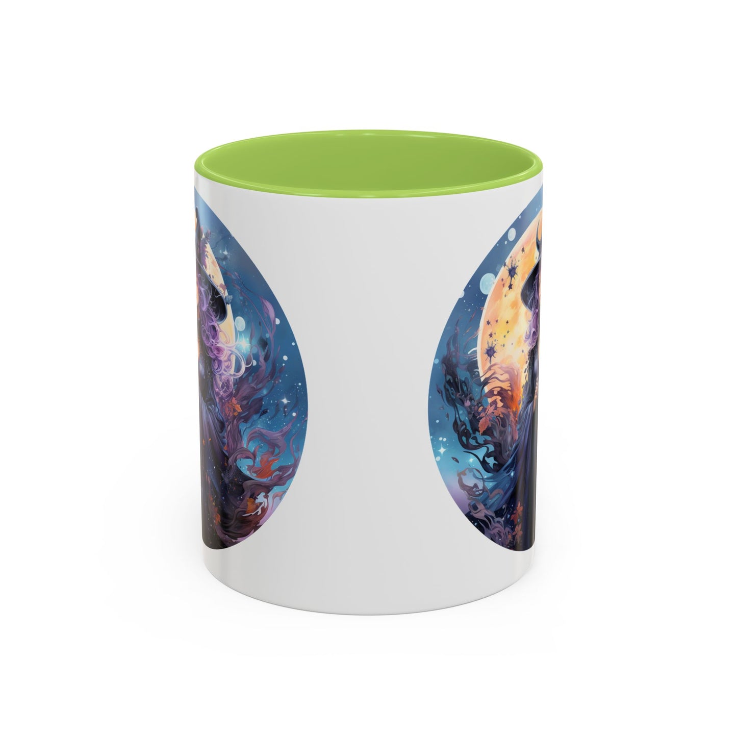 Mystical Witch Coffee Mug, Enchanted Mug, Cute Witch Gift, Magic Drinkware, Celestial Kitchen Decor, Unique Witchy Present
