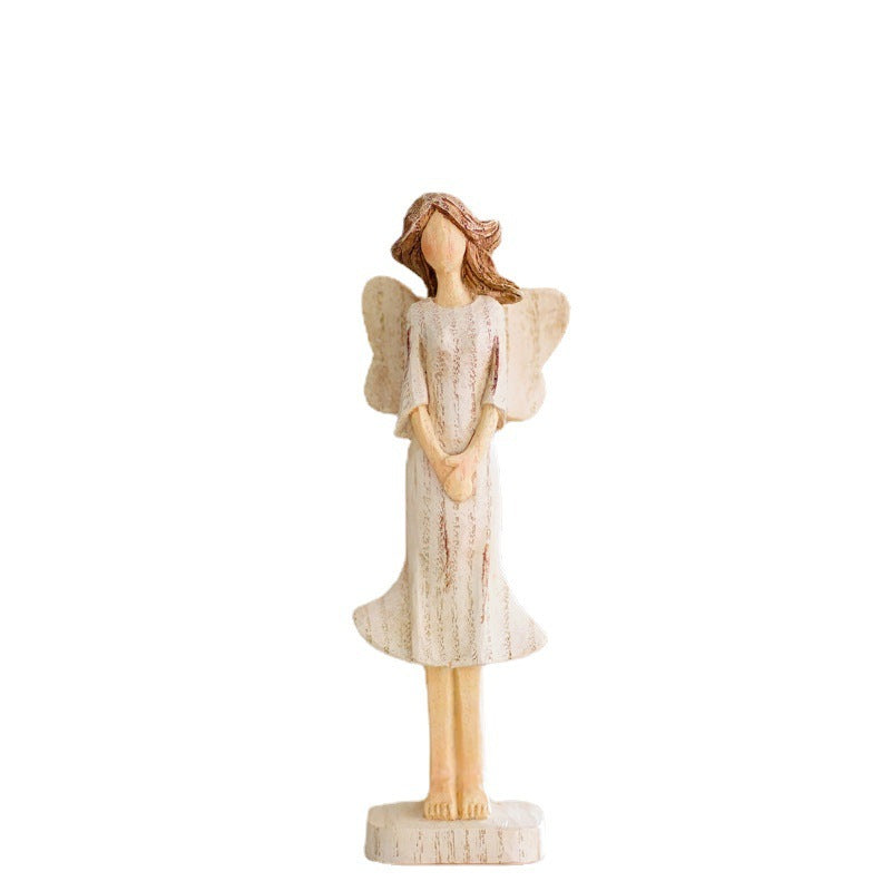 Retro Creative Angel Artwork Desktop Decoration