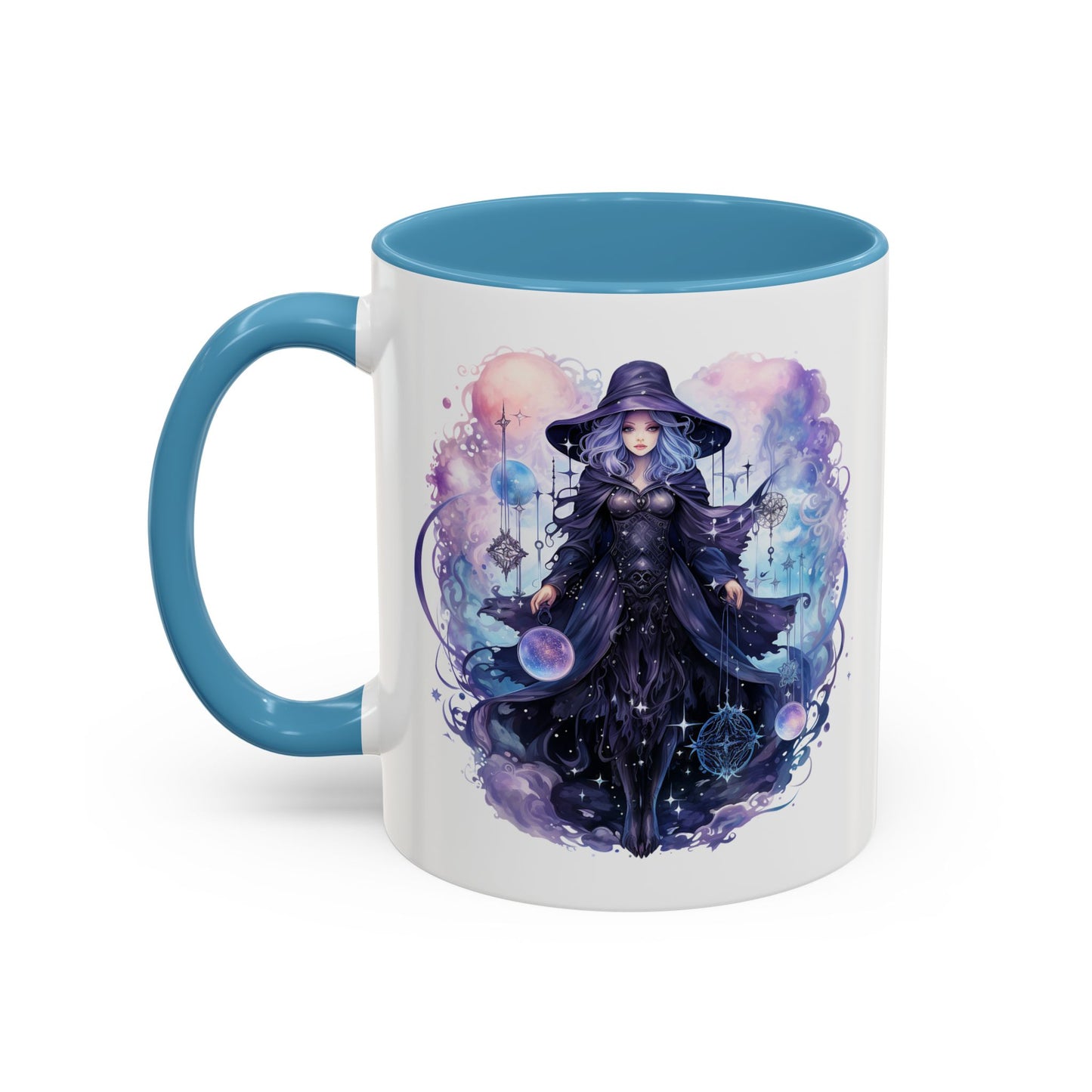 Mystical Witch Coffee Mug | Enchanting Beverage Cup | Moon Phase Gift for Witch Lovers, Halloween Décor, Unique Present