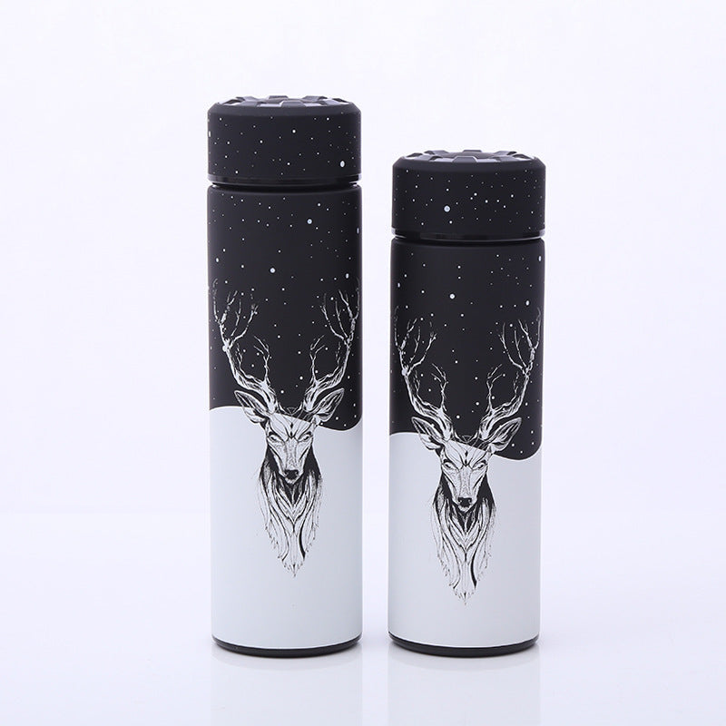 Stainless steel mug starlight deer gift cup