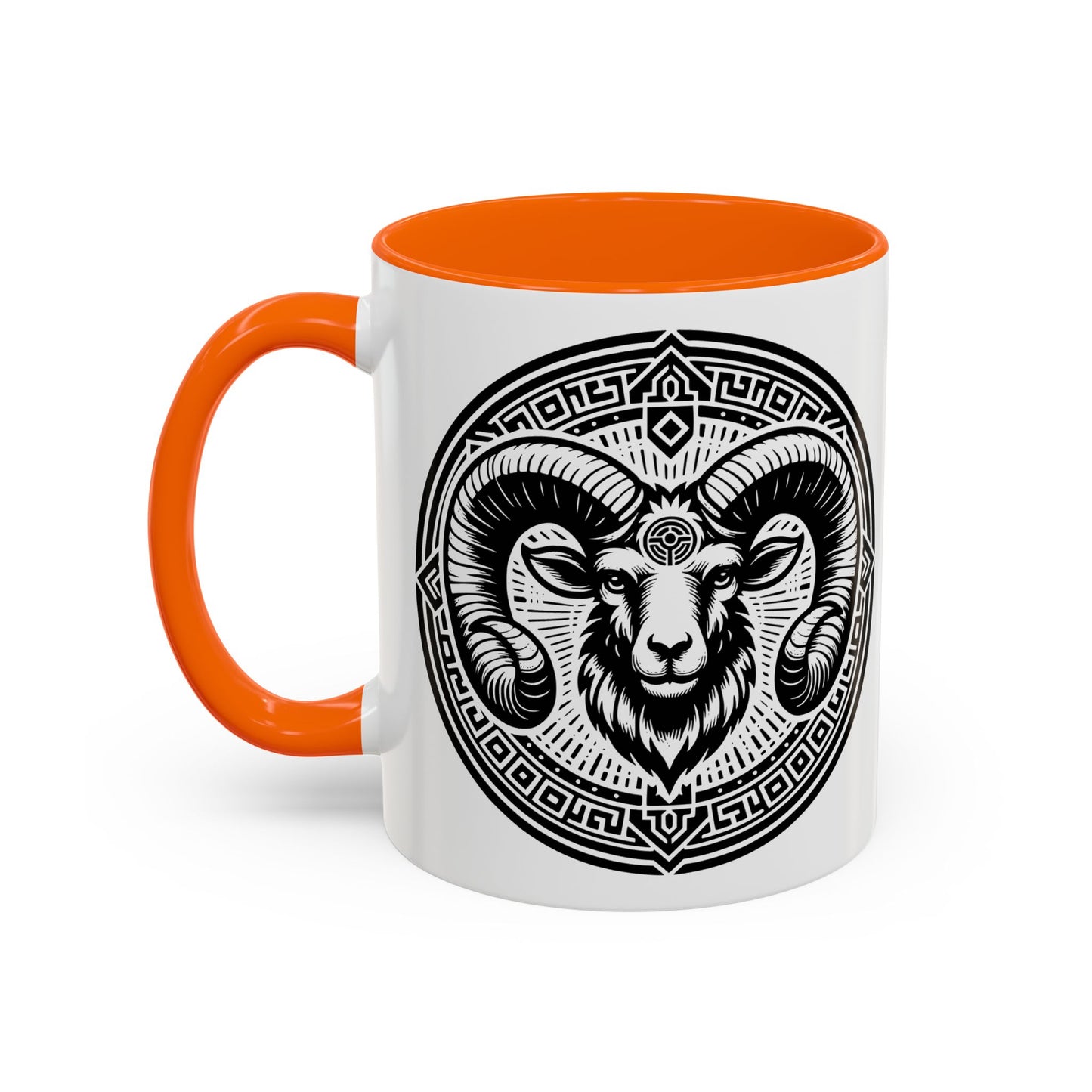Bold Ram Accent Coffee Mug, Unique Gift for Animal Lovers, Perfect for Home, Office, Birthdays, or Holidays, 11/15oz