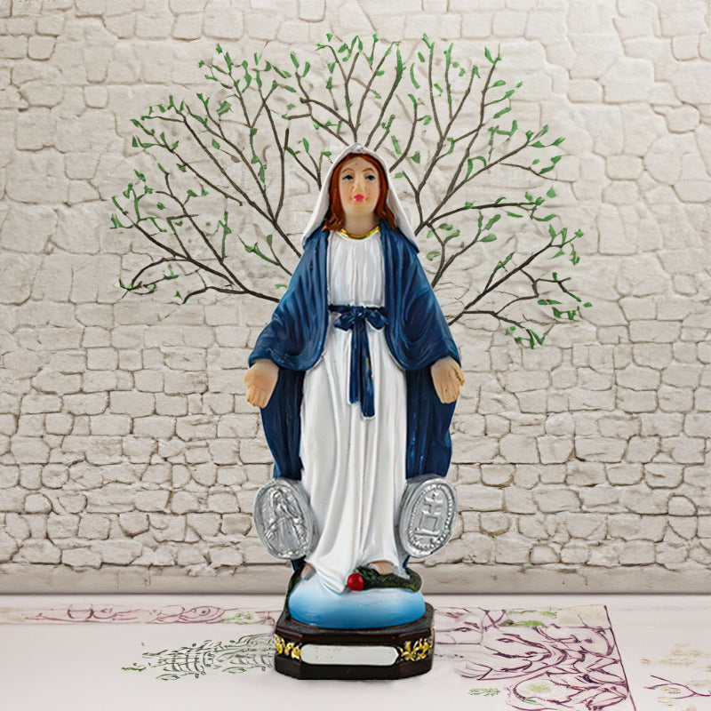Religious Virgin Jesus Birth Resin Decorations
