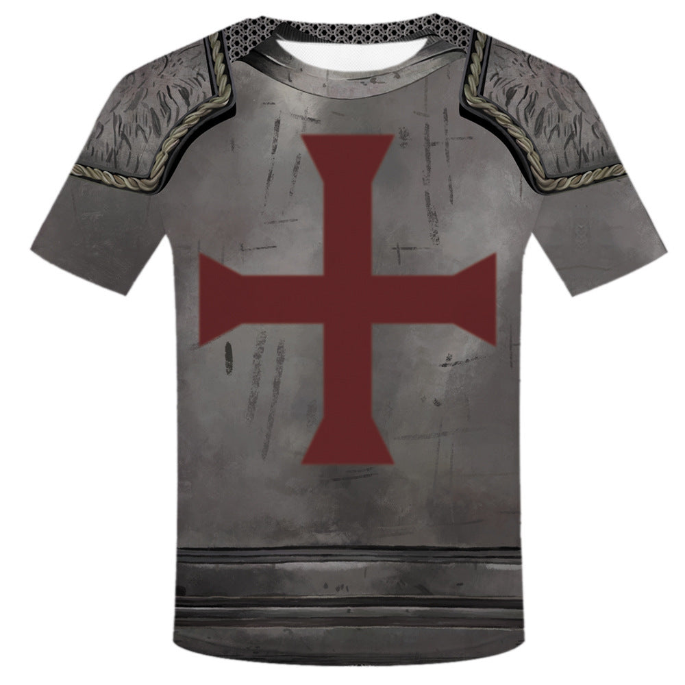 PLstar Cosmos New Fashion Men T Shirt Viking Tattoo