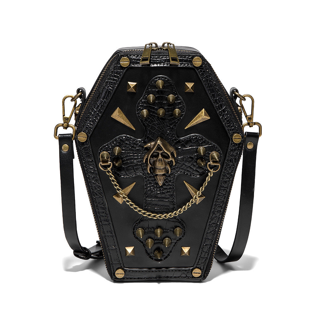Court Gothic Style Halloween Box Coffin Bag