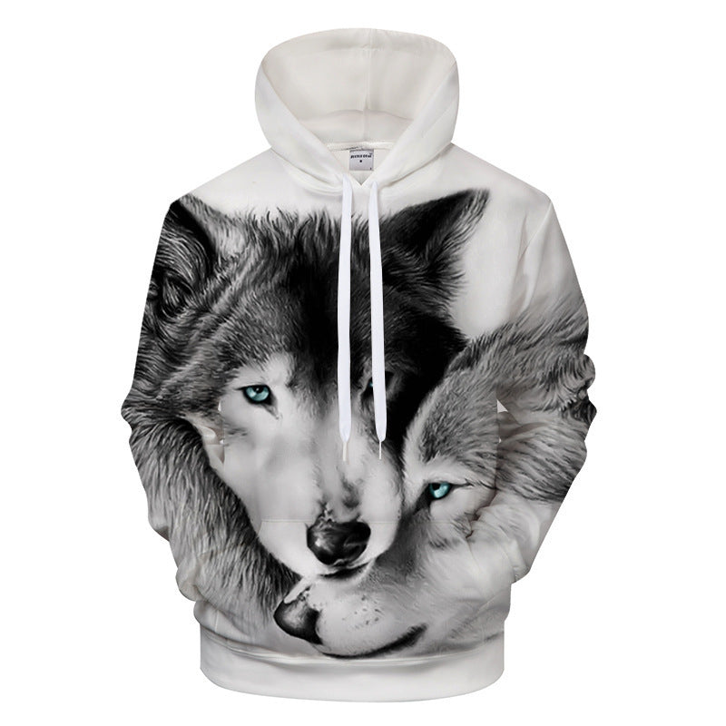 Male Wolf Tide Hooded Sweatshirt