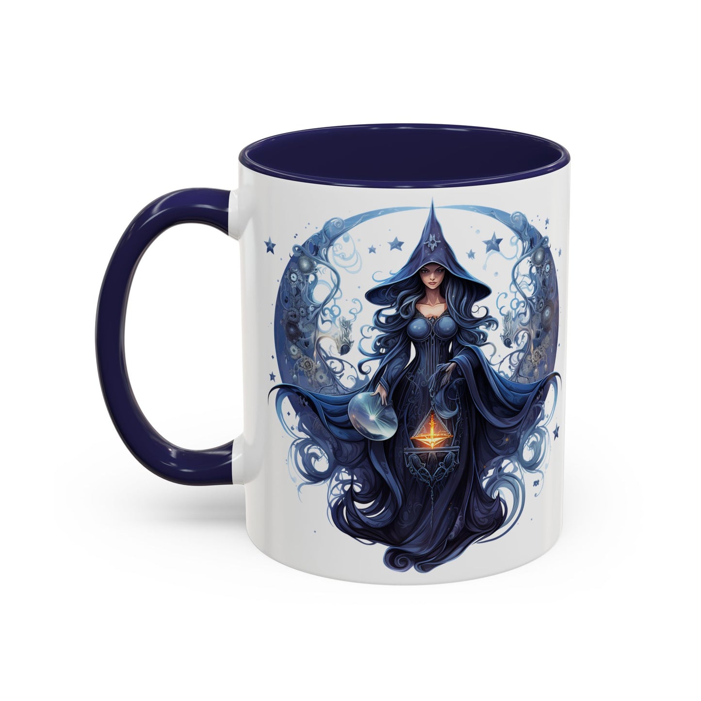 Enchanting Witch Coffee Mug - Mystic Art, Magical Decor, Astrology Gift, Unique Kitchenware, Celestial Drinkware