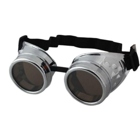 Soudage Cyber Punk Vintage lunettes de Soleil Rétro Gothique Steampunk Lunettes Lunettes Hommes Lunettes de Soleil En Plastique Adulte Cosplay Lunettes