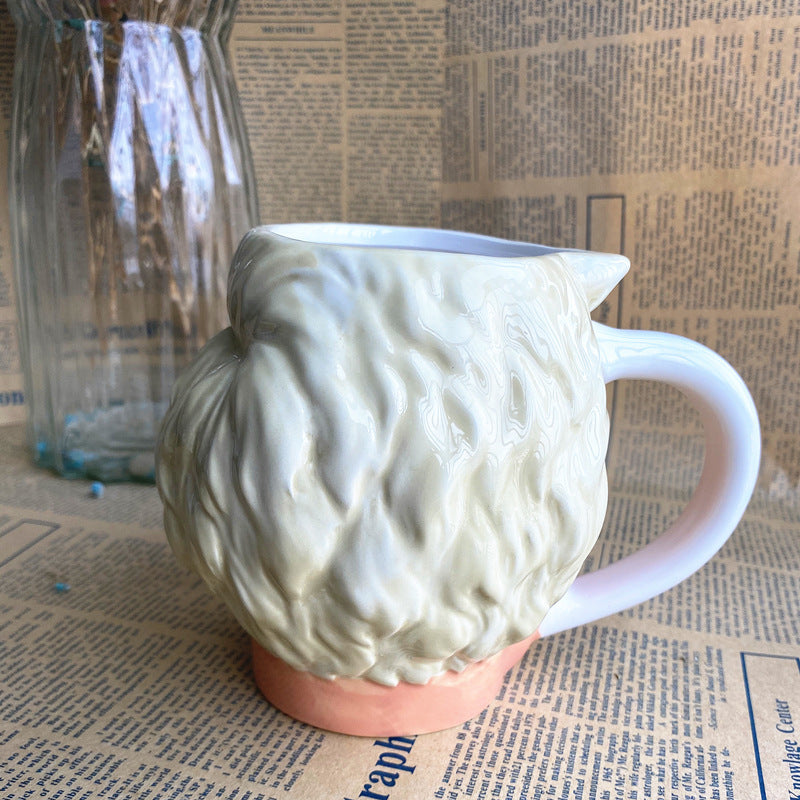 Tasse de Trump de Sculpture de sable de bureau drôle