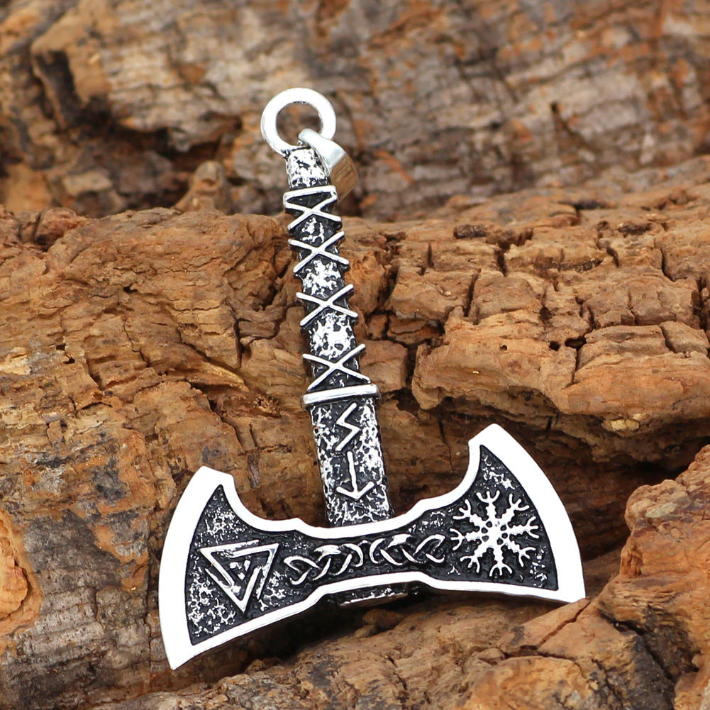 Nordic Amulet Raven Metal Celtic Raven Pendant Necklace