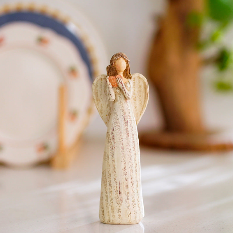 Retro Creative Angel Artwork Desktop Decoration