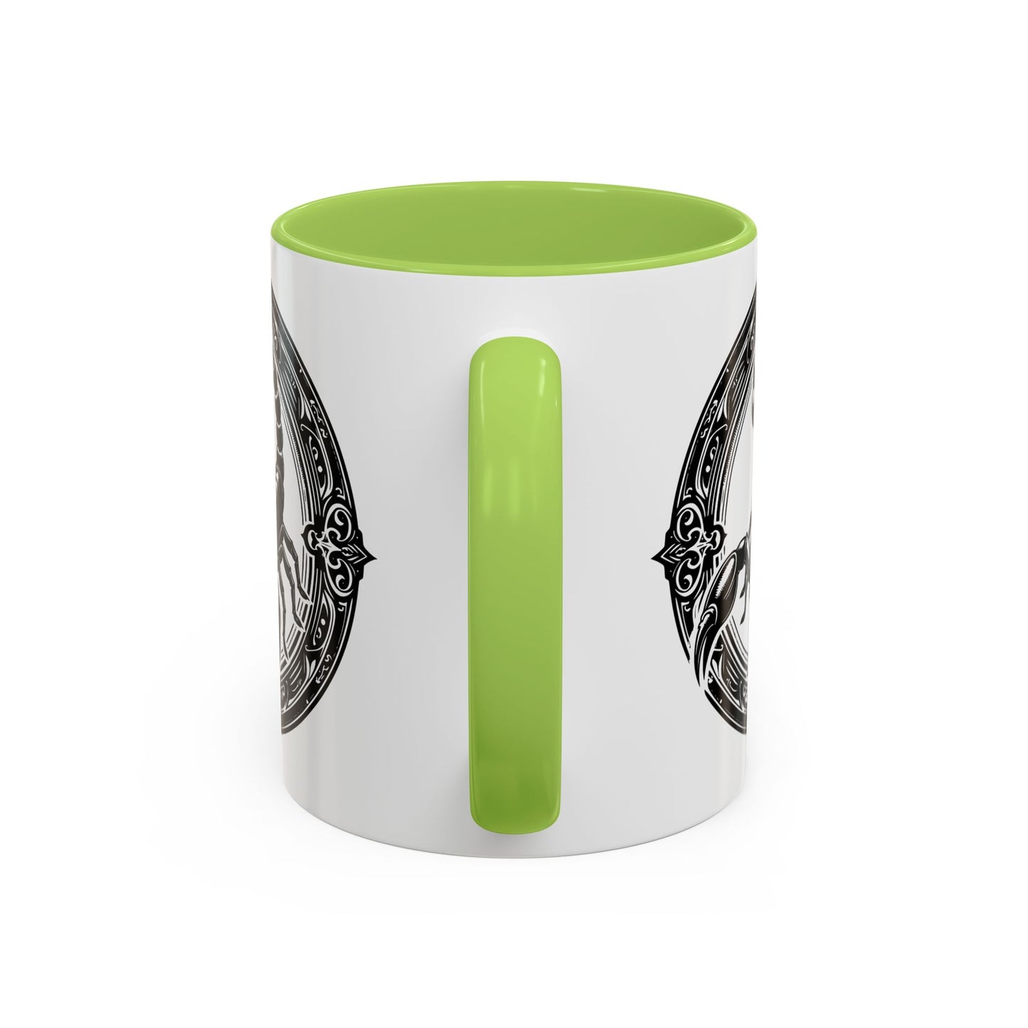Scorpio Accent Coffee Mug - Personalized Gift, Zodiac Decor, Astrology Lover's Mug, Black and White Design, Birthday Gift