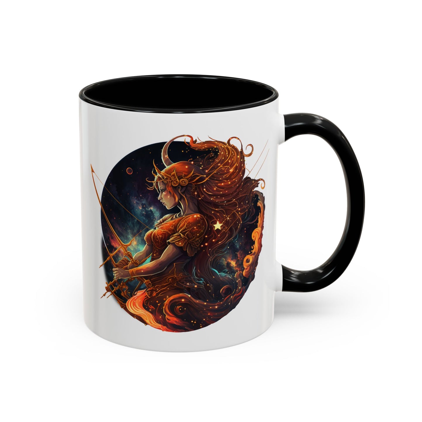 Celestial Goddess Coffee Mug | 11oz & 15oz | Mystical Gift for Coffee Lovers | Astrology Decor | Bohemian Kitchenware | Unique Art Mug