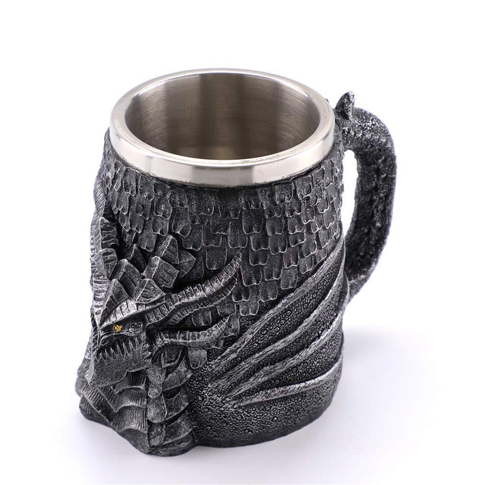 Office stainless steel double-layer drinking cup mug