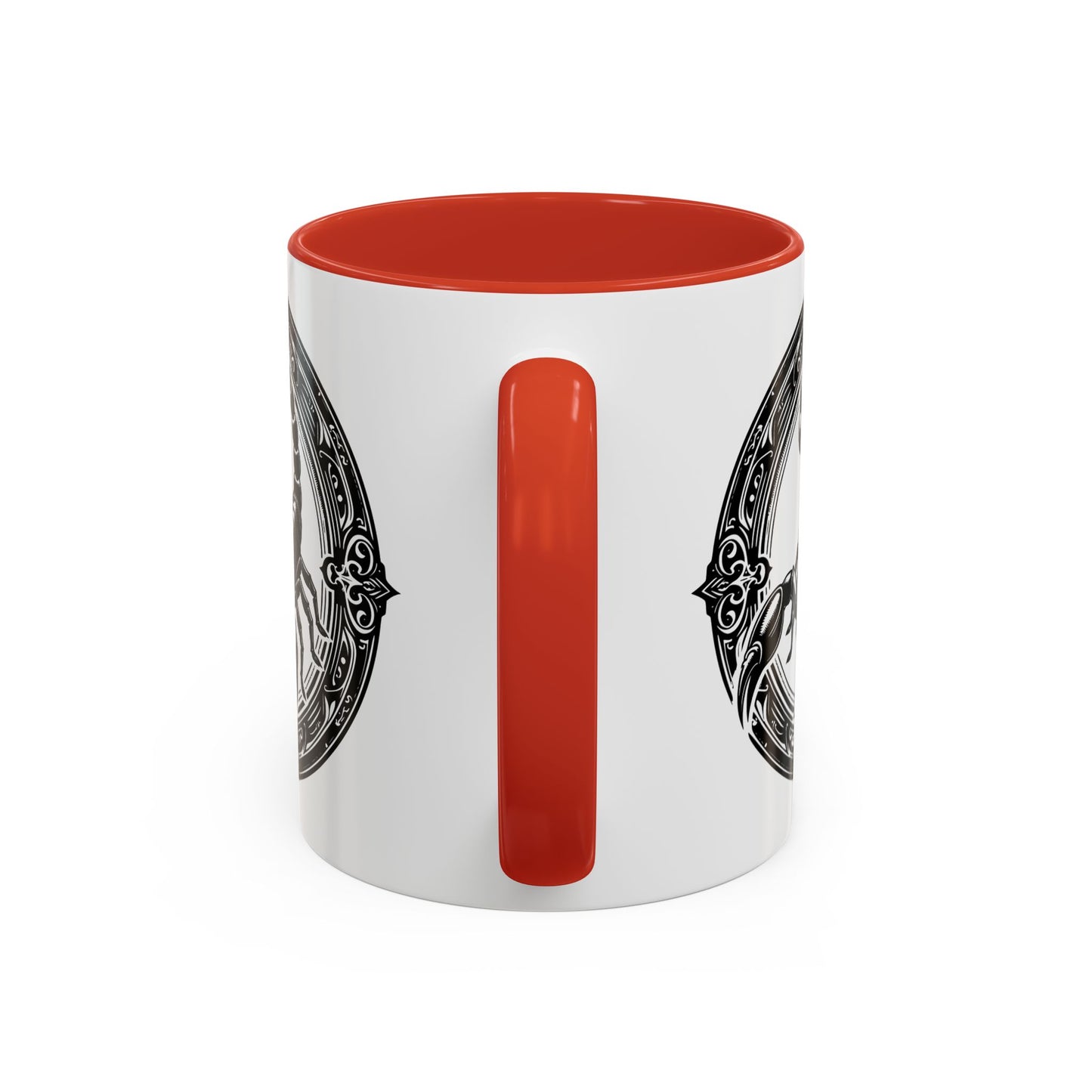 Scorpio Accent Coffee Mug - Personalized Gift, Zodiac Decor, Astrology Lover's Mug, Black and White Design, Birthday Gift